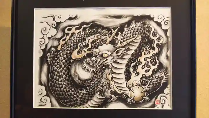 毛谷黒龍神社の芸術