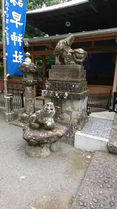 諫早神社(九州総守護 四面宮)の狛犬