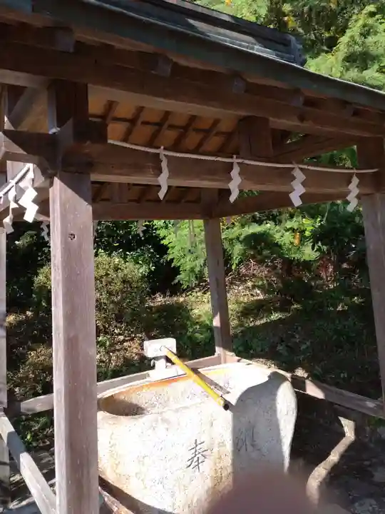 小野道風神社の手水舎