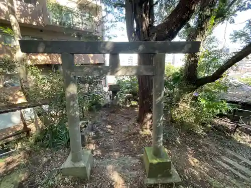 武州白子熊野神社の鳥居