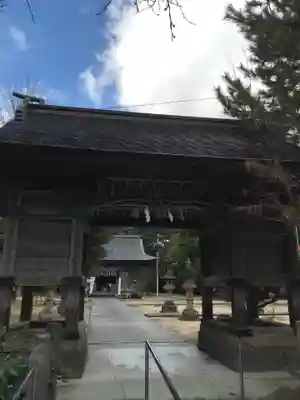 阿太加夜神社の山門・神門