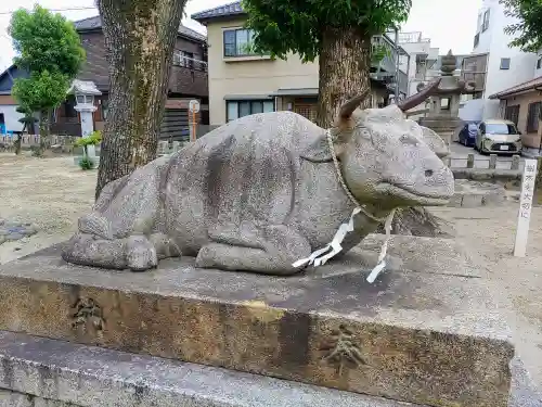 八幡社の狛犬