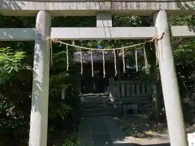 忍　諏訪神社・東照宮　の鳥居