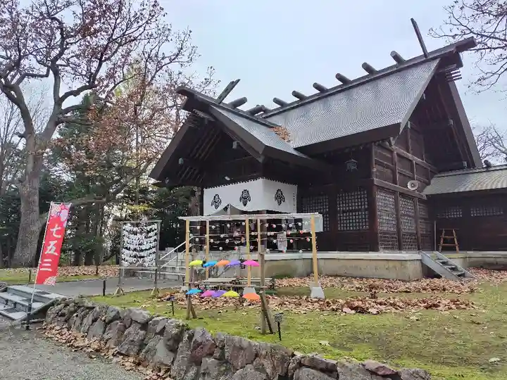 東川神社の七五三参