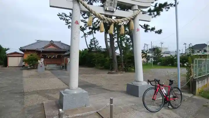 高柳八幡神社の鳥居