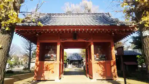 赤塚諏訪神社の山門