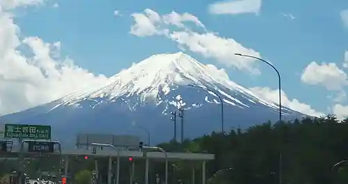 富士山東口本宮 冨士浅間神社の景色