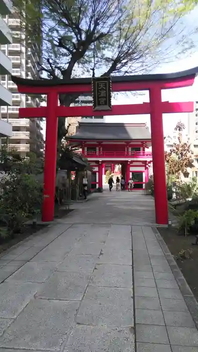 成子天神社の鳥居
