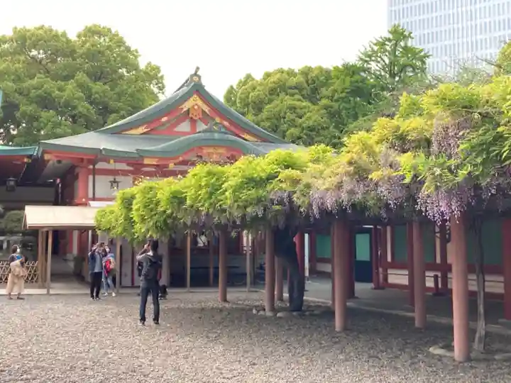 日枝神社の庭園