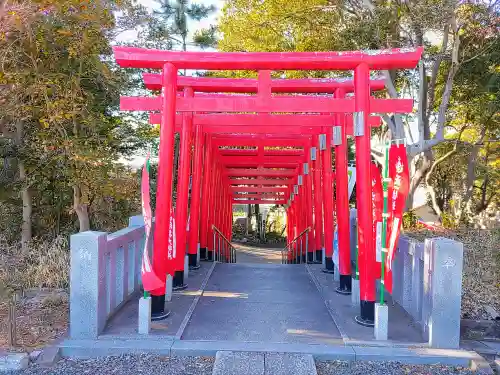 城山稲荷の鳥居