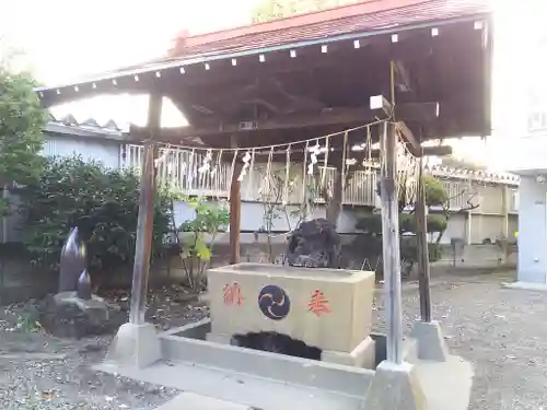 亀高神社の手水舎