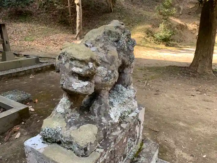 矢口神社の狛犬