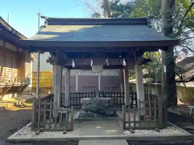 天沼八幡神社の手水舎