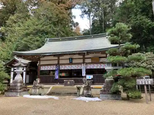 都祁水分神社の本殿・本堂