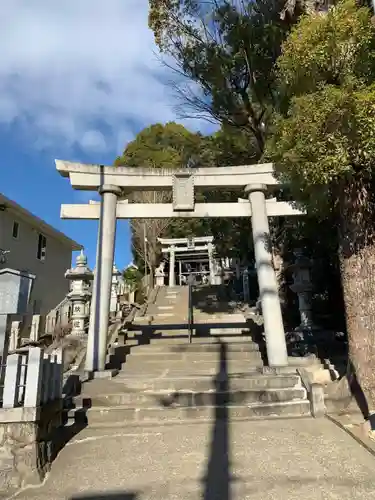 西八幡社の鳥居