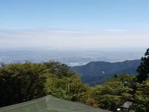 大山阿夫利神社の景色