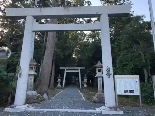 阿射加神社の鳥居