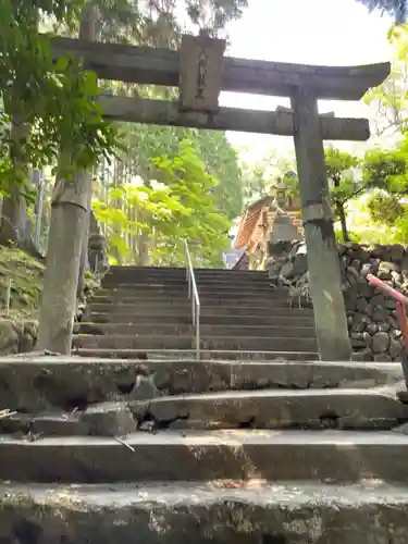 八代龍王神感寺の鳥居