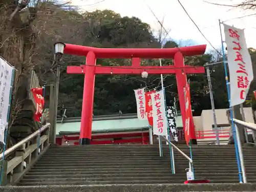 徳島眉山天神社の鳥居