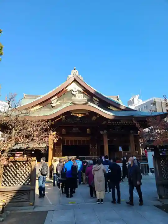 湯島天満宮の本殿・本堂