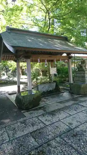 廣幡八幡宮の手水舎