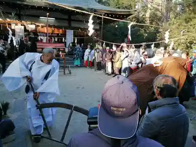村屋坐弥冨都比売神社のお祭り