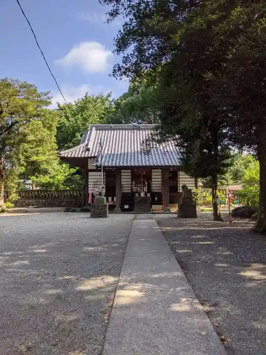 佐野原神社の本殿・本堂