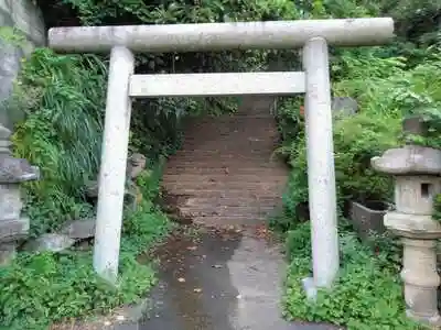 浦郷神明神社の鳥居
