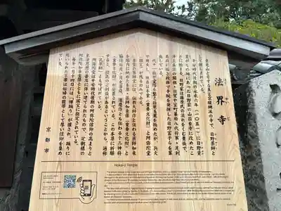 法界寺(日野薬師)の歴史