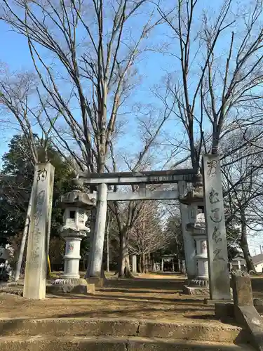 沓掛香取神社の鳥居