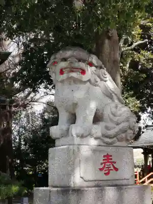 葛西神社の狛犬