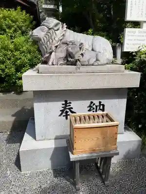 羊神社の狛犬
