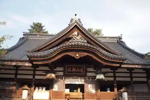 尾山神社の本殿・本堂