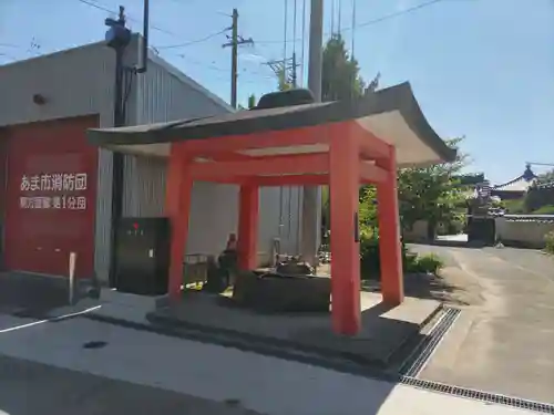 甚目寺の手水舎