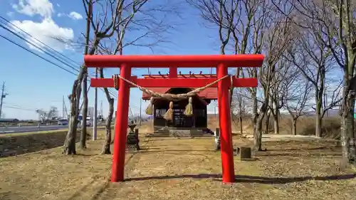 社台稲荷神社の鳥居