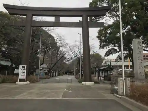 愛知縣護國神社の鳥居