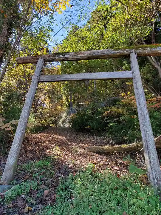 大峯不動尊の鳥居