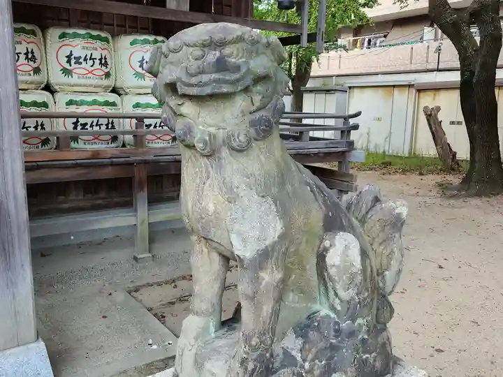 澪標住吉神社の狛犬