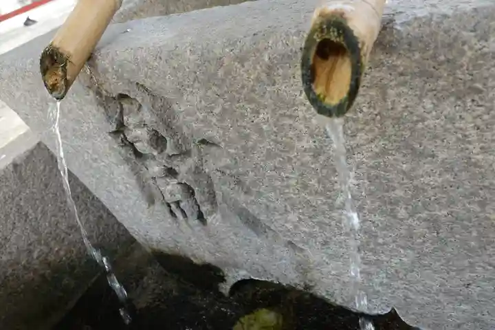 止止呂支比売命神社の手水舎