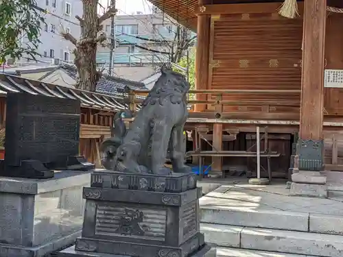 下谷神社の狛犬