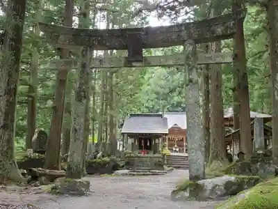 甲斐駒ヶ岳神社の鳥居