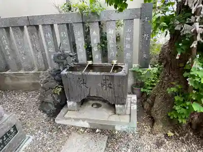 大井蔵王権現神社の手水舎