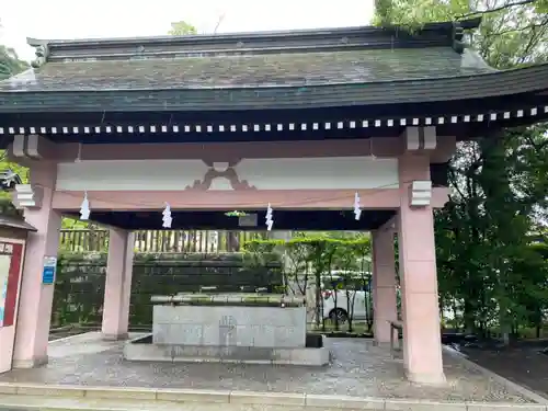 照國神社の手水舎