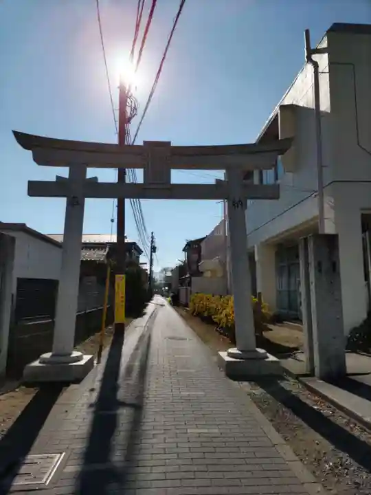 青柳稲荷神社の鳥居