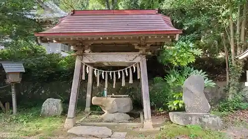 上山八幡宮の手水舎