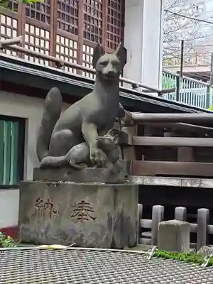 柳森神社の狛犬