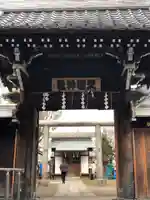 牛込柳町天祖神社の山門・神門