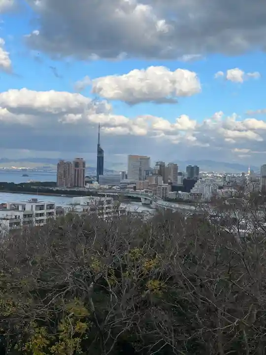 鷲尾愛宕神社の景色