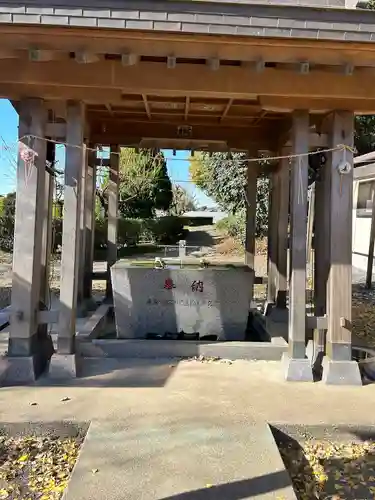 長沼八幡宮の手水舎