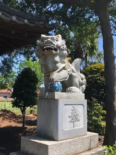 東狭山ケ丘熊野神社の狛犬